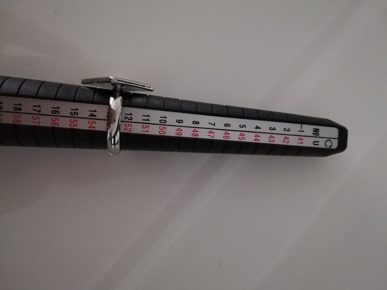 Ring silber Rhombus Karo Quadrat Größenverstellbar
