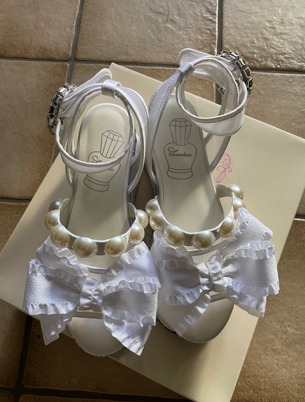 swankiss Sandalen Plateau Hochzeit 37 Jirai Gyaru Ryousangata Japan Kawaii weiß