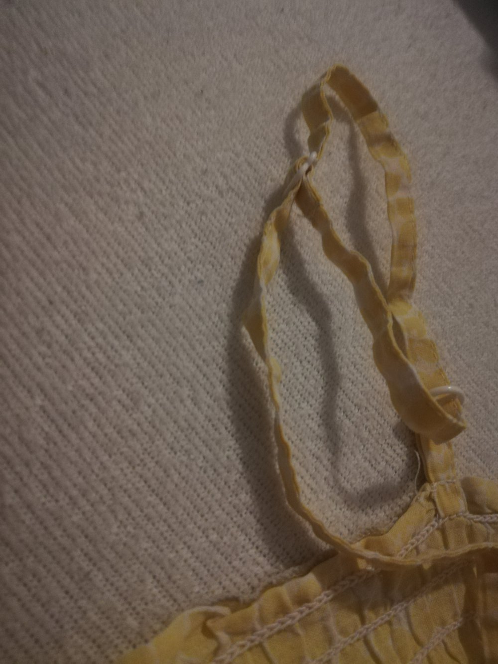 Babydoll Top, H&M, Gr. 36, gelbes Blumenmuster