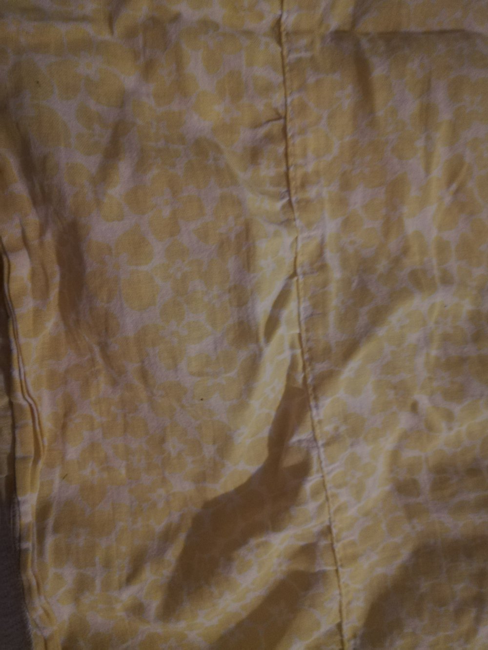 Babydoll Top, H&M, Gr. 36, gelbes Blumenmuster