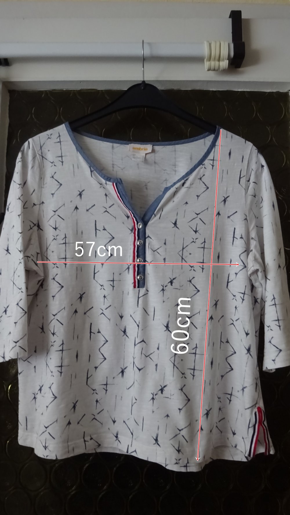 Shirt mit 3/4 Arm