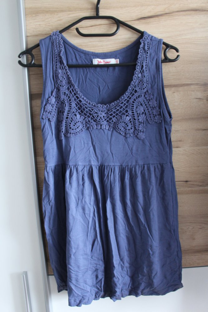 Top in blau