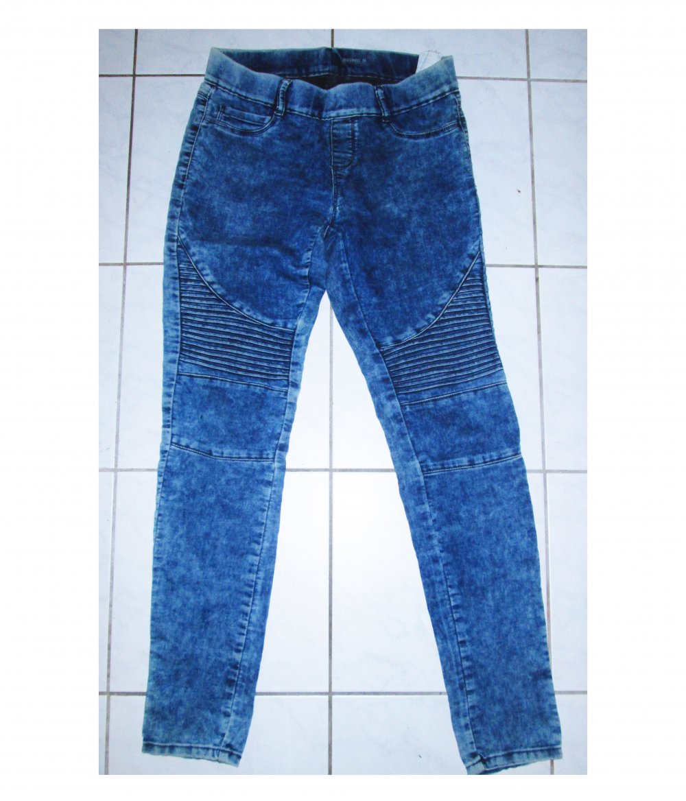 Blaue Jeggings