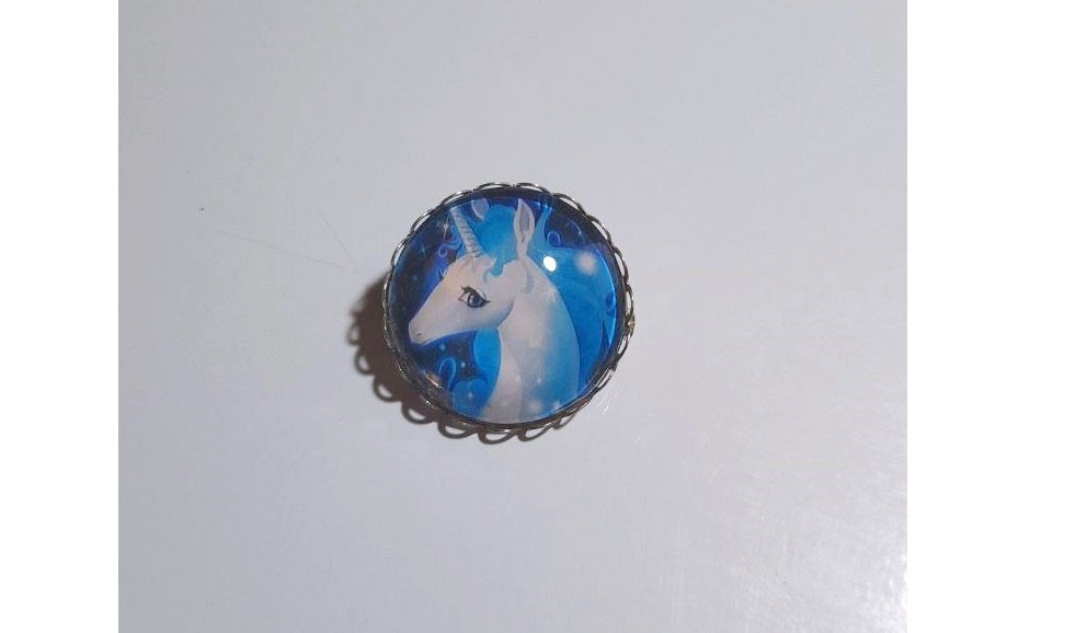 Einhorn Brosche