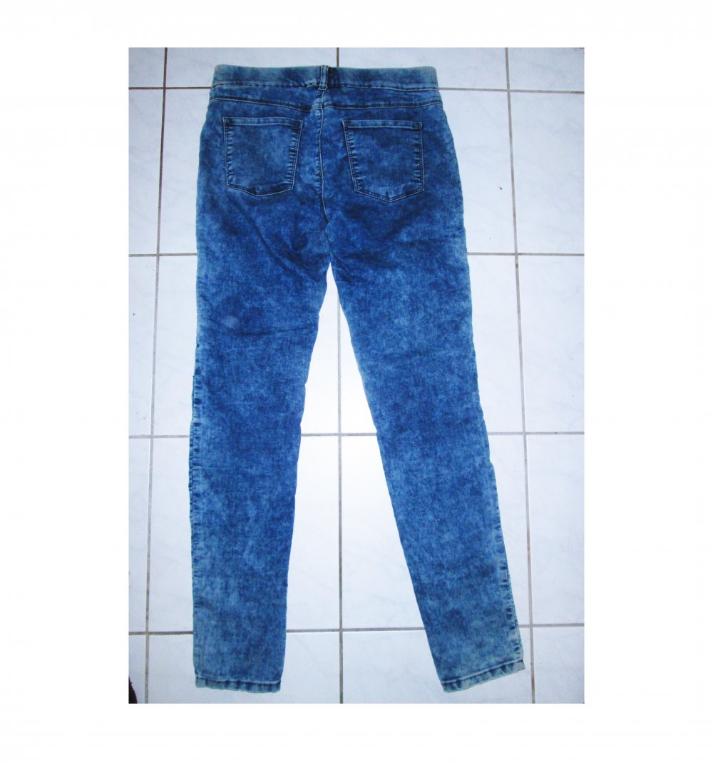 Blaue Jeggings