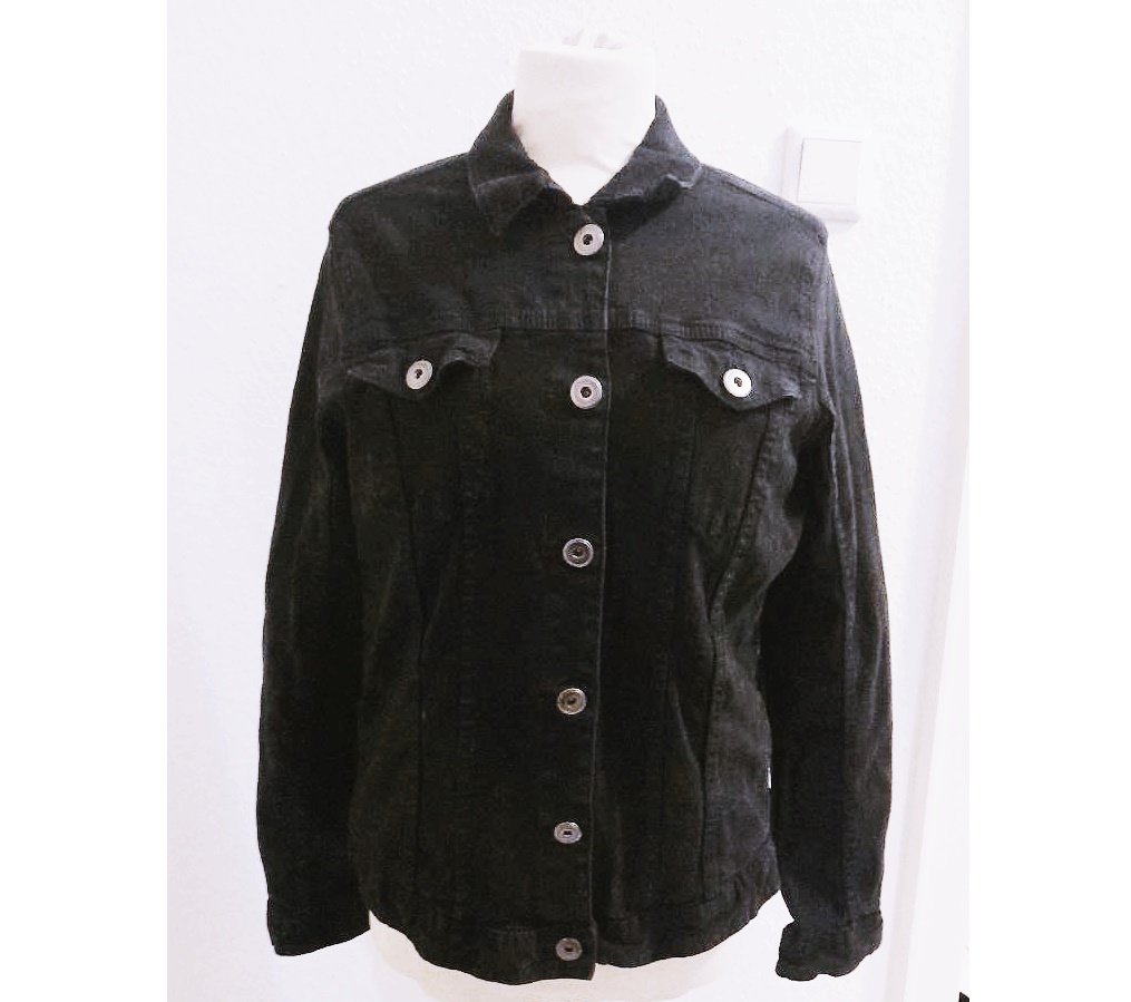 Jeansjacke Schwarz
