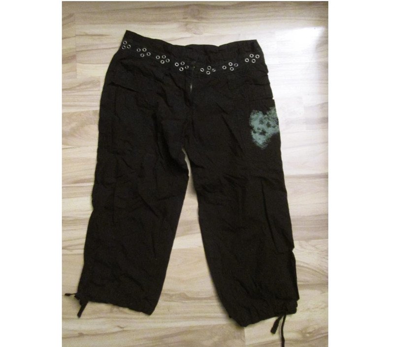 Dünne Stoffhose 3/4