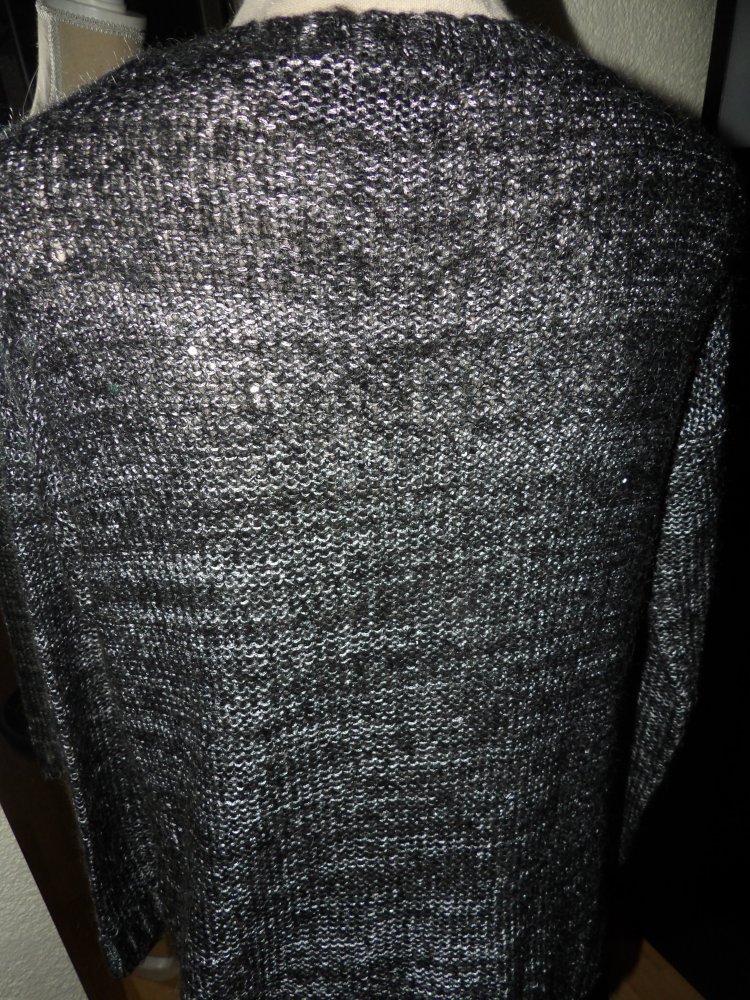 Pullover Hallhuber Mohair Glitzer Gr. 34 XS