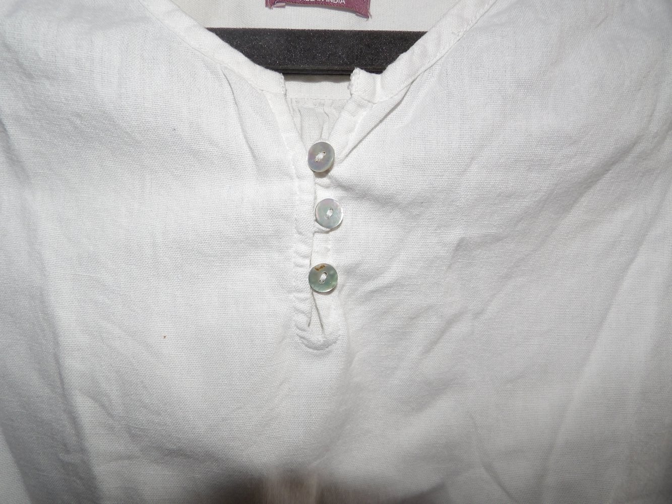 T-Shirt Oberteil Bluse Mango Gr. 140 Frühling Sommer Leinen