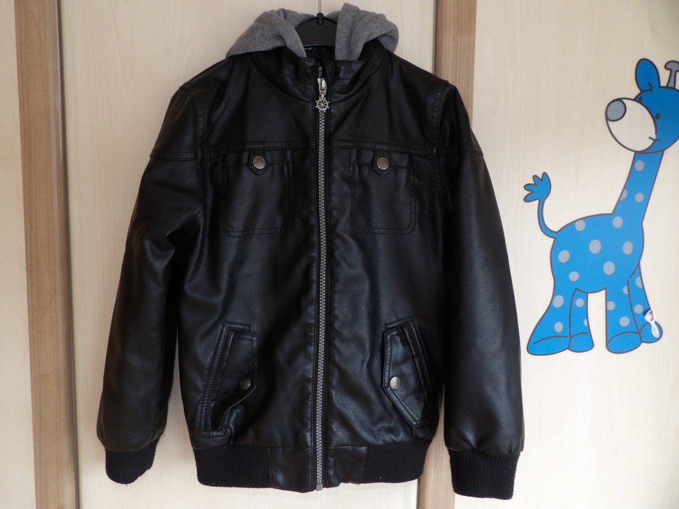 Lederjacke Gr. 122 Charles Vögele