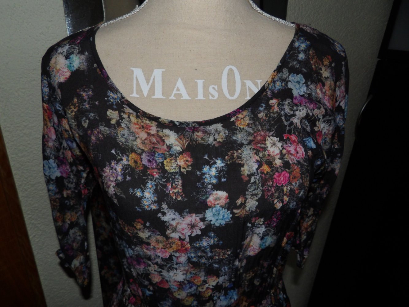 Kleid Mango Gr. 34 Blumen floral