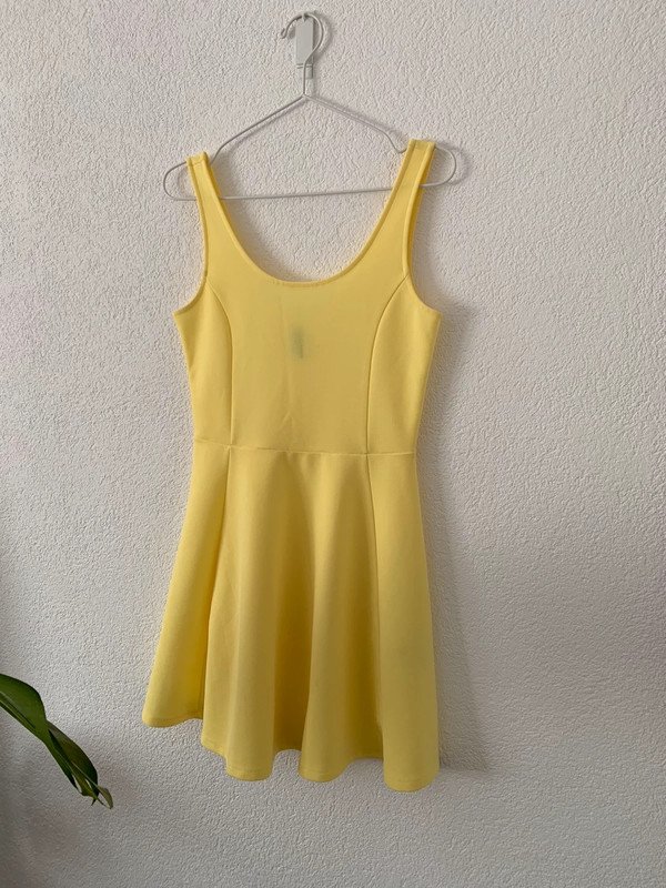 Gelbes Skaterkleid H&M Größe 36