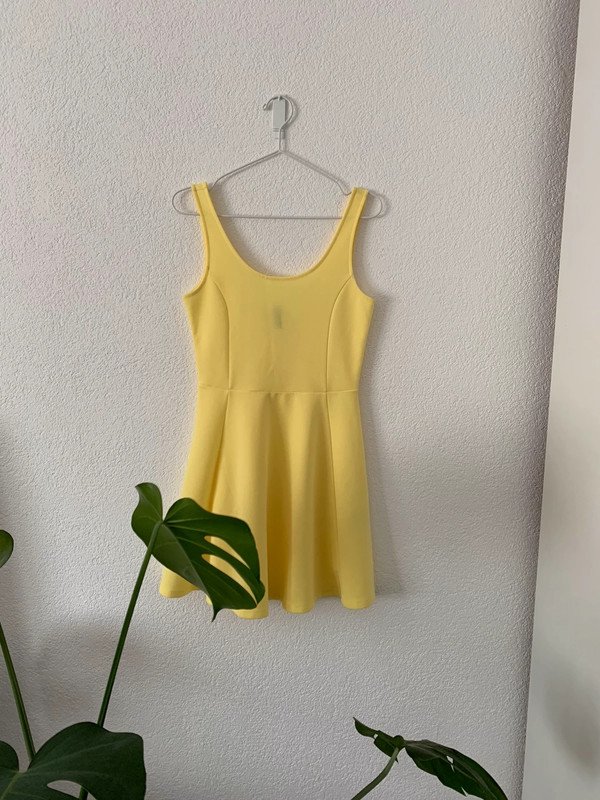 Gelbes Skaterkleid H&M Größe 36