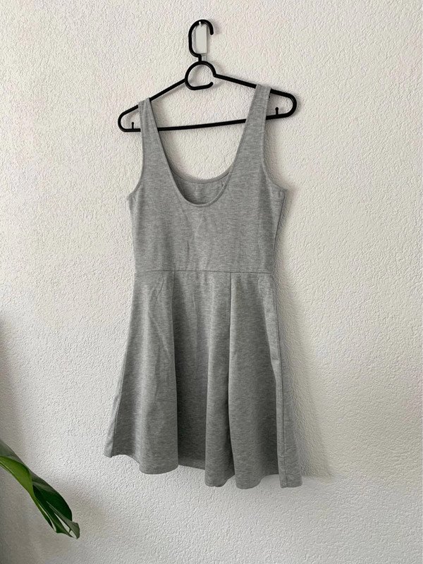Skaterkleid grau H&M Größe 36