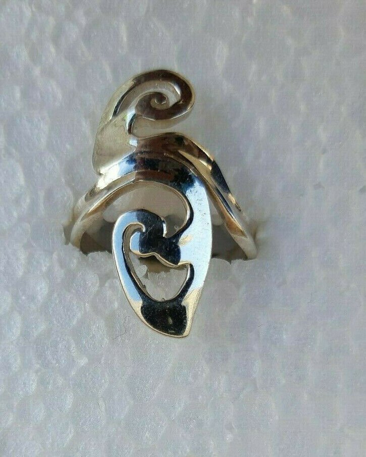RING GROSS Echt Silber 925 Sterling Gr. 59 18,8mm / Länge 3cm NEU TOP TRAUM
