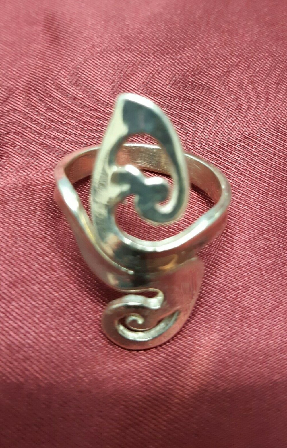 RING GROSS Echt Silber 925 Sterling Gr. 59 18,8mm / Länge 3cm NEU TOP TRAUM