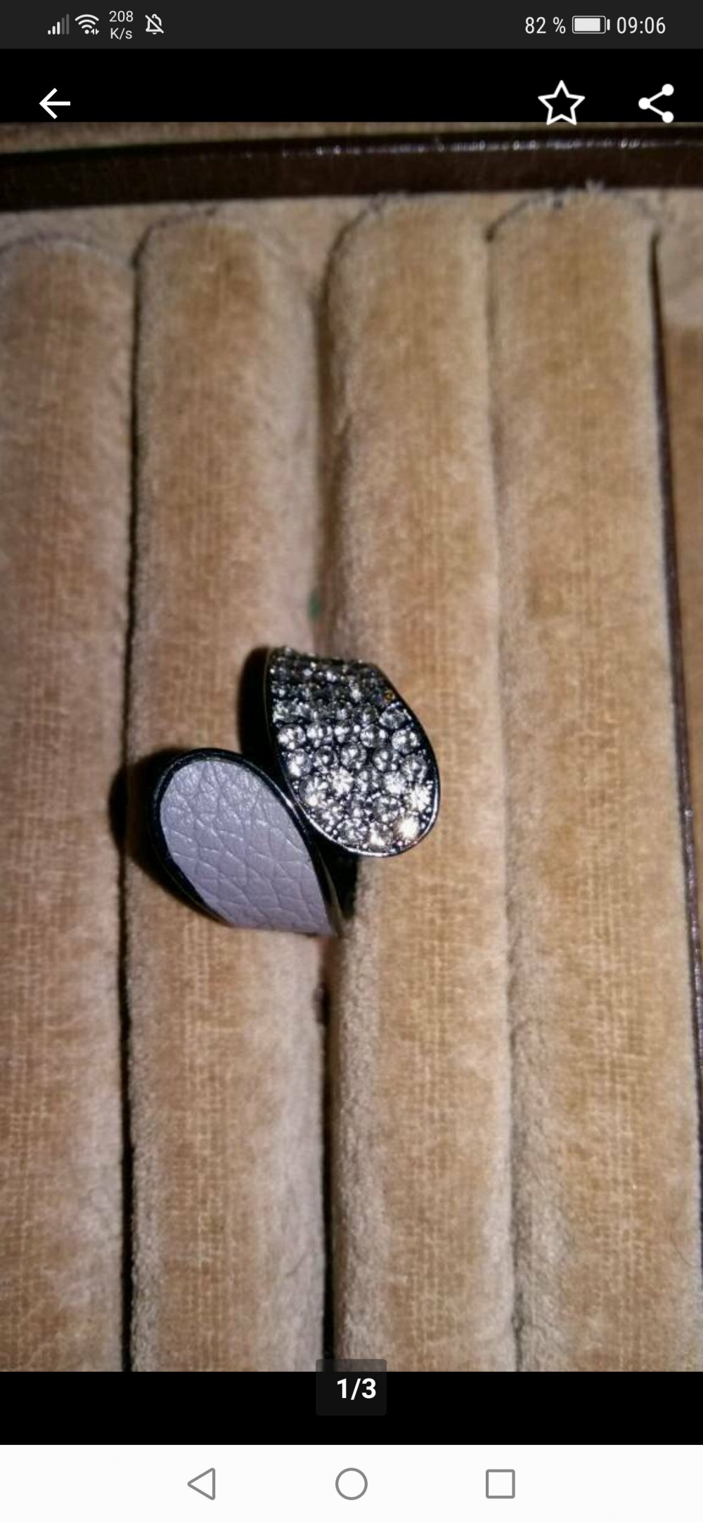+ Klapp + Ring + schwarz grau 
