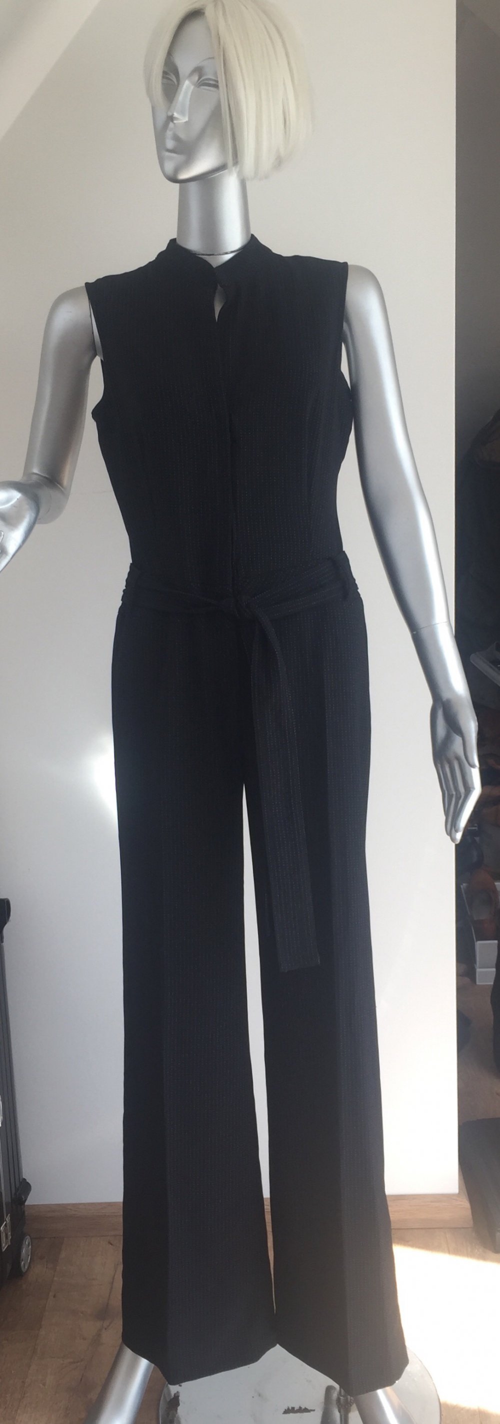 Mango Overall Jumpsuit mit Bindegürtel
