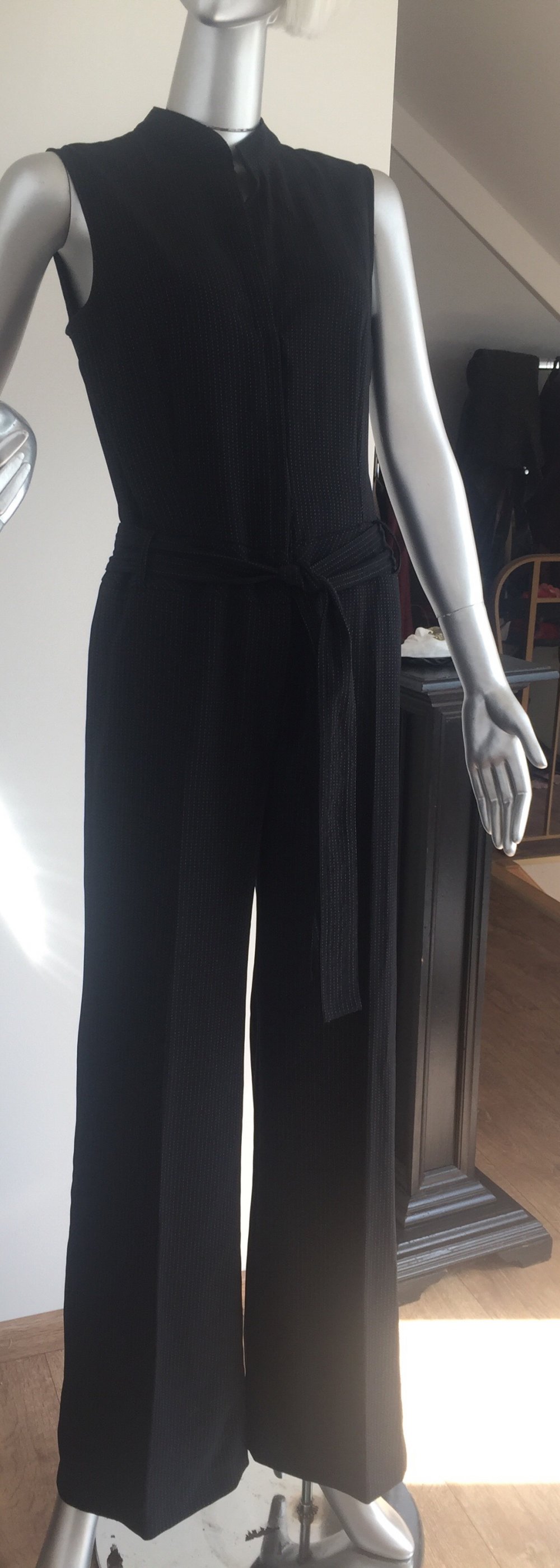 Mango Overall Jumpsuit mit Bindegürtel