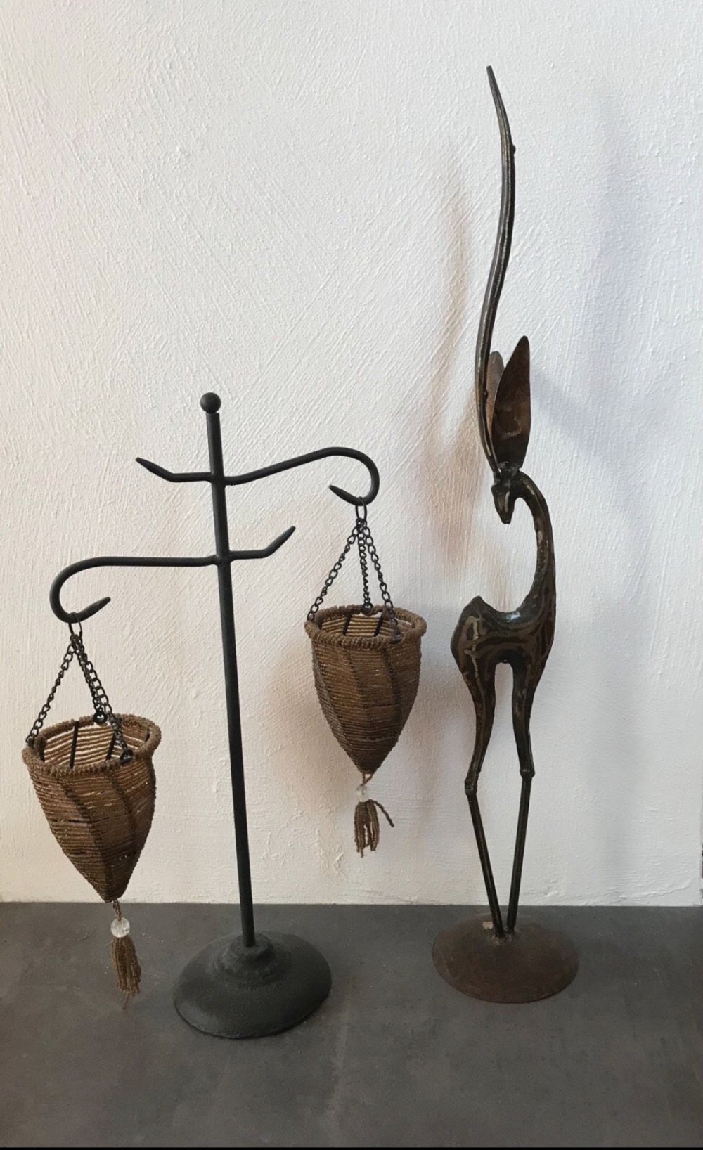 Kerzenständer Kerzenhalter Orientalisches Design Metall Deko Interieur Teelichthalter Webperlen y2k Vintage Deko Tischlicht 