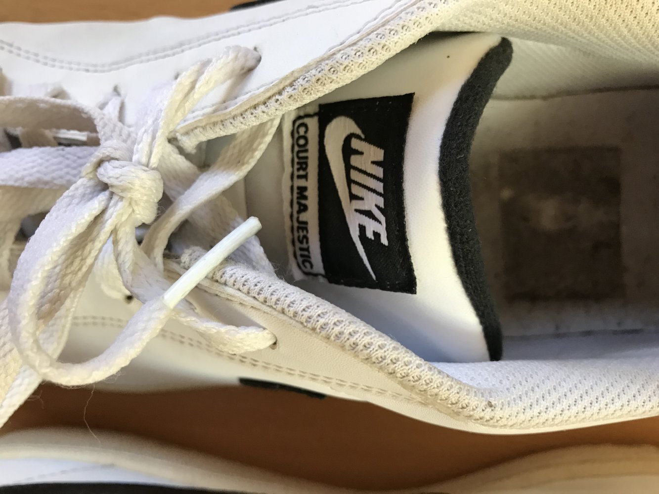 Sport Sneaker  Nike Court Majestic 46 Weiß Turnschuhe Canvas Used 