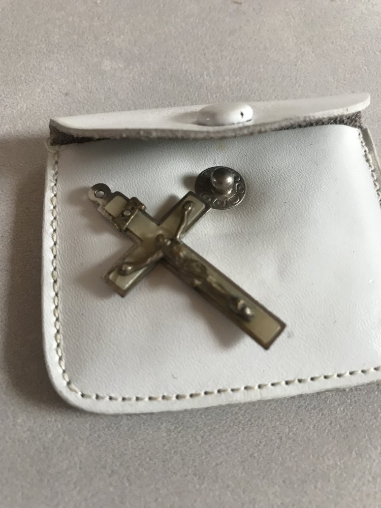 Kreuz Anhänger Amulett Vintage Jesuskreuz Gebetskreuz Sakral Glaubenskreuz 