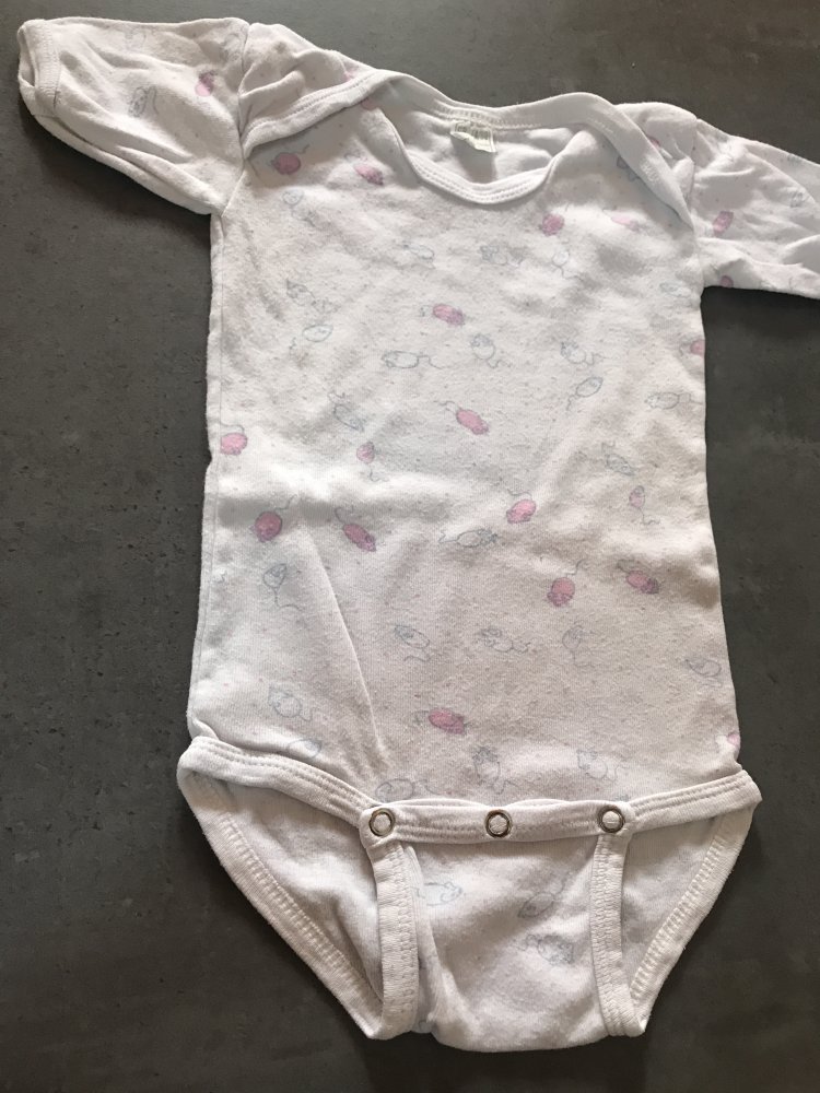 Baby Body 74/80 Mäuse Hemdchen Kurzarm Set Duo Konvolut 
