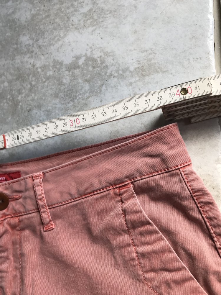 Short Sommerhose 36/38 pastell Rose Markenware S.Oliver Chino Jeans Pant 