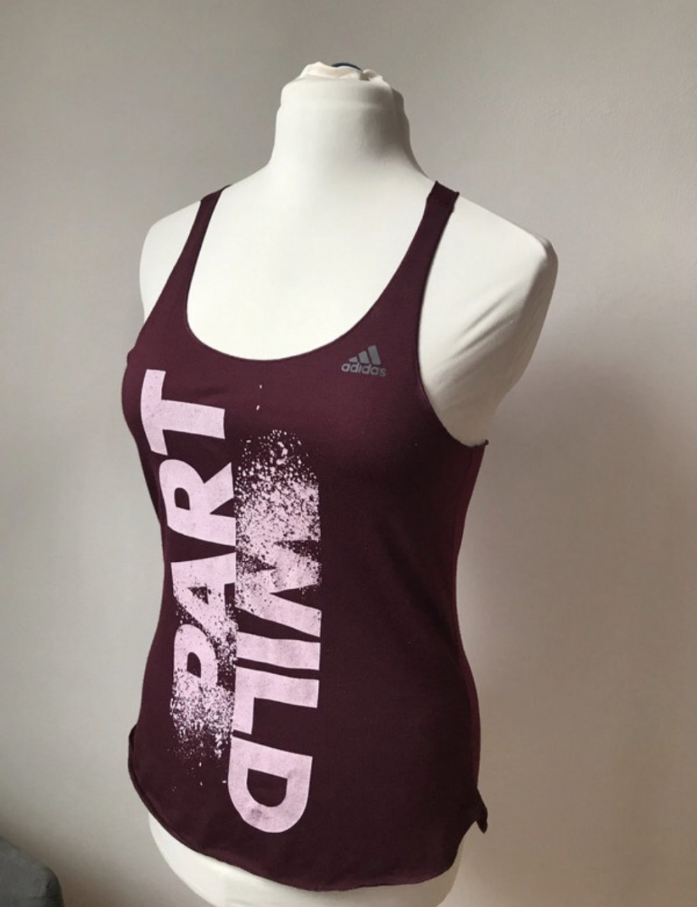 Tanktop Top Sportiv Riped Muskle Shirt Beerenfarben 40 Onesize 