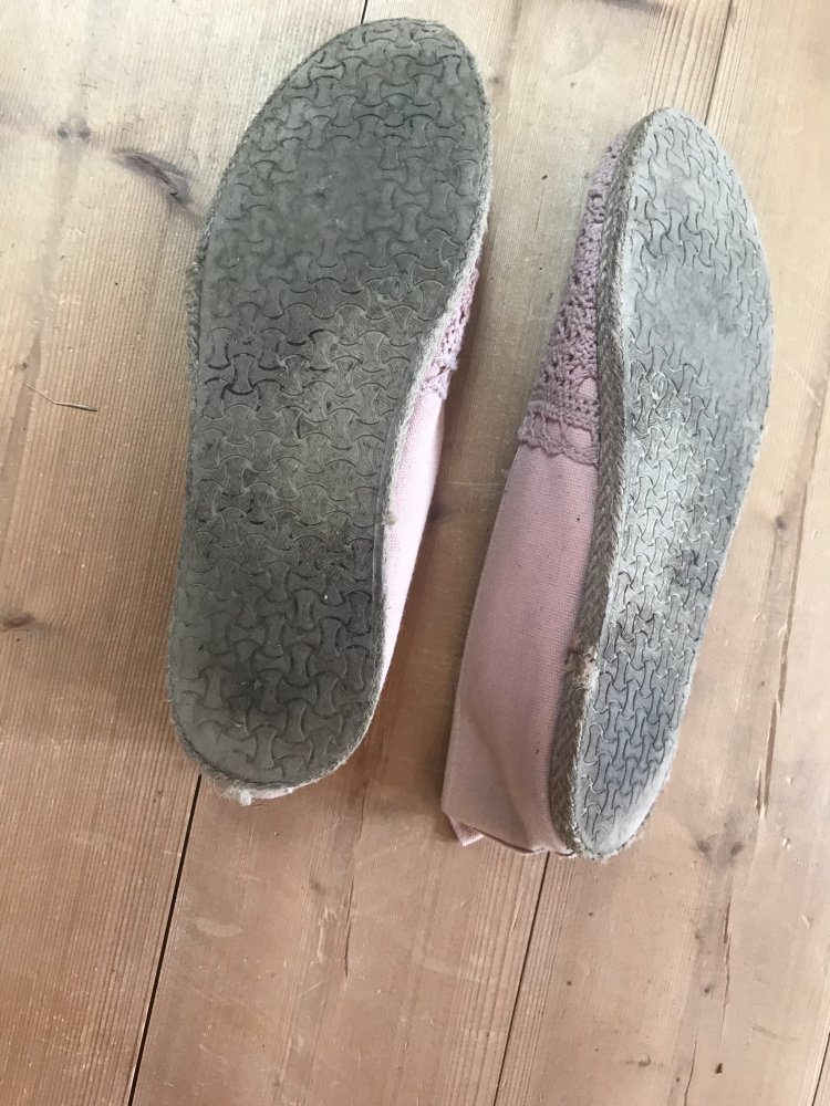 Espandrillos 40 Pink Farbverlauf Slipper flach Mängel 