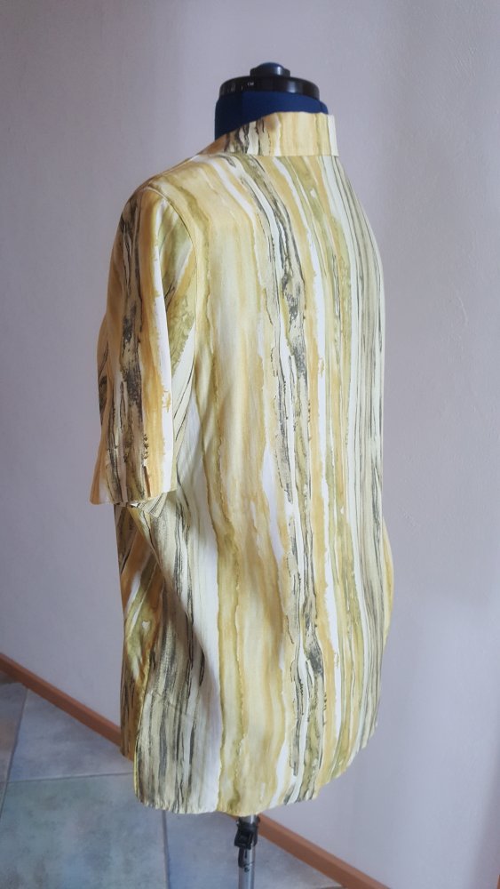 Bluse Hemdbluse Senfbraun Goldgelb 42 Kragenbluse Kent 