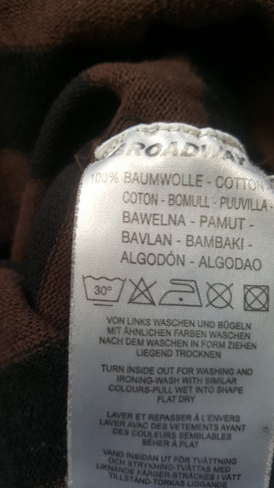 Pulli Baumwolle Blockstreifen Broadway S/M Langarm Herren V -Ausschnitt Schwarz Braun Oberteil Feinstrick Klassisch Eagle 