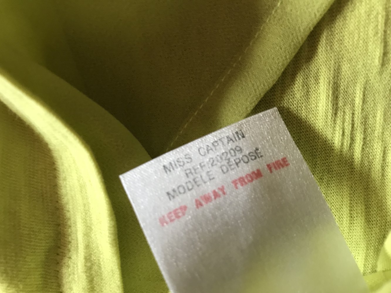 T-Shirt Miss Captain T2 Meshoptik Oberteil Baumwolle Kurzarm Gr.44 Neongelb Colour Blocking Lagenlook 