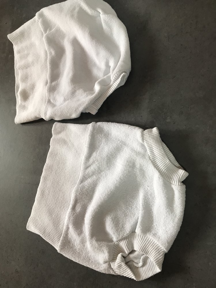 Baby Pant Highwaist Body Höschen Frottee 74/80 Set Duo 