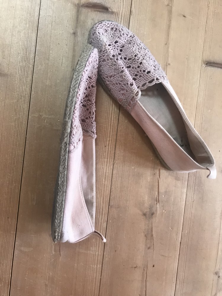 Espandrillos 40 Pink Farbverlauf Slipper flach Mängel 