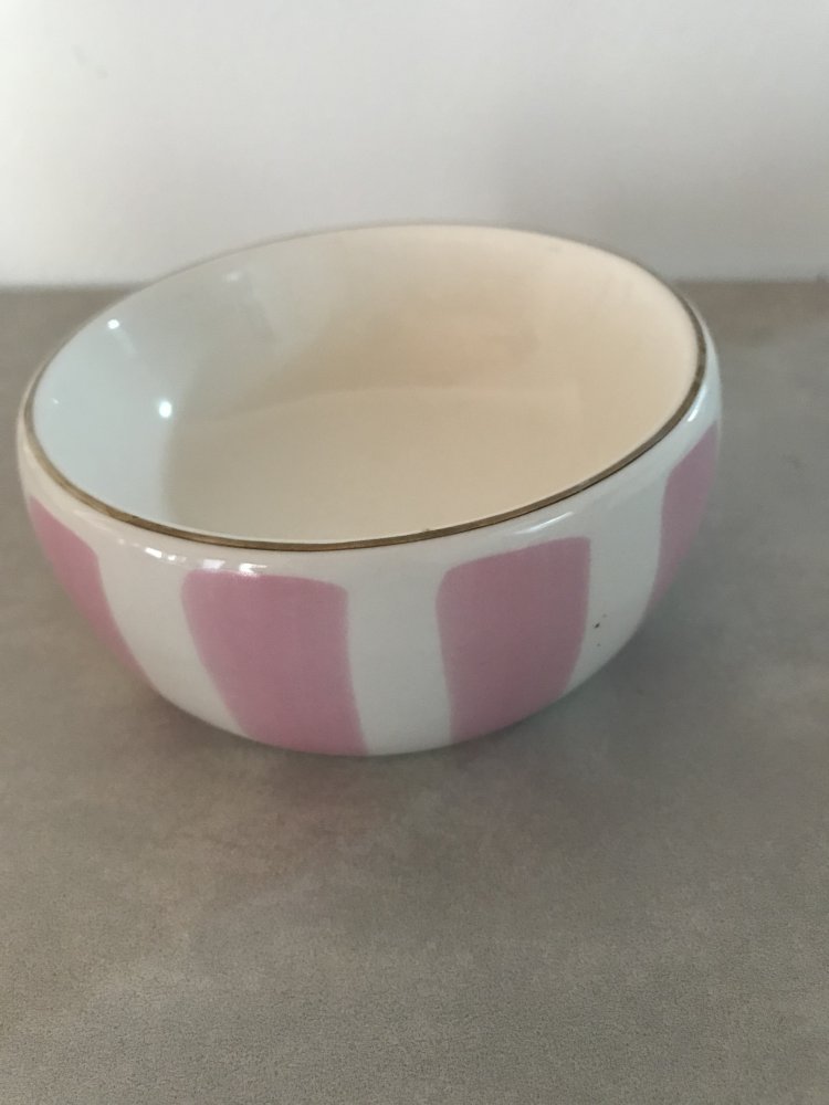 Porzellan Schale Schmuckschale Schälchen Keramik Bemalt Tischdeko Schlüsselschale rosé Herz Deko Interieur 