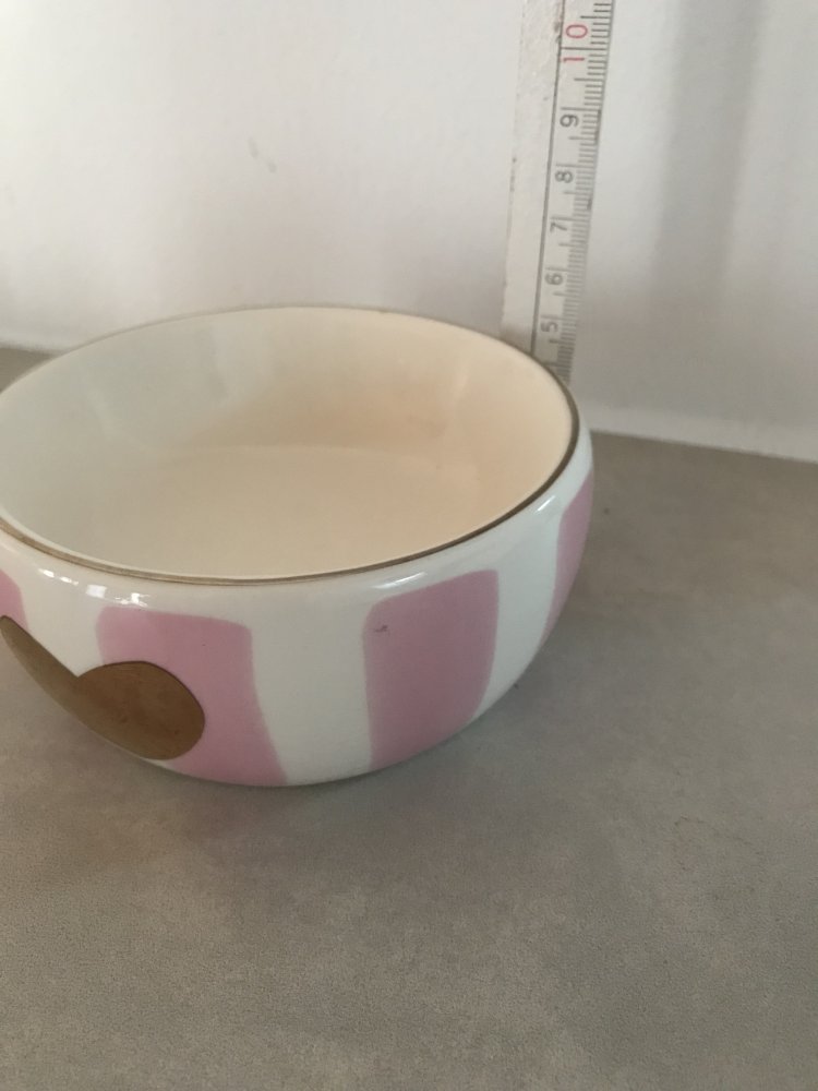 Porzellan Schale Schmuckschale Schälchen Keramik Bemalt Tischdeko Schlüsselschale rosé Herz Deko Interieur 