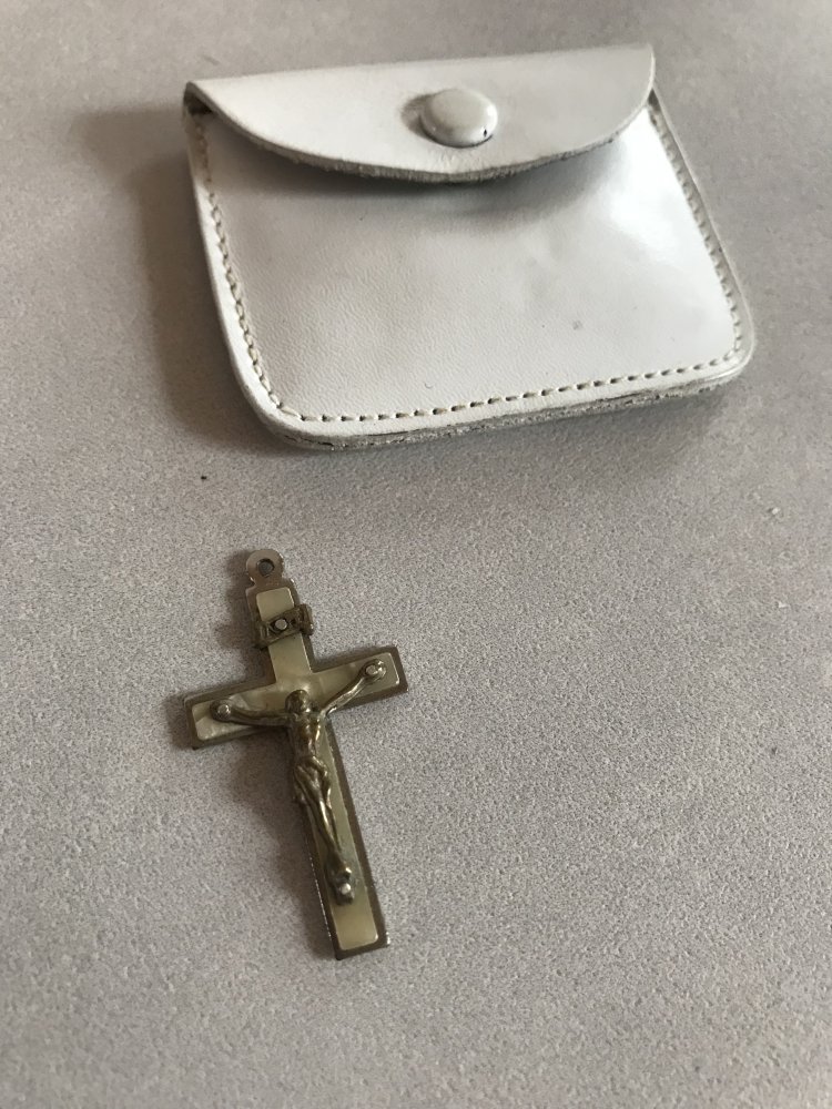 Kreuz Anhänger Amulett Vintage Jesuskreuz Gebetskreuz Sakral Glaubenskreuz 