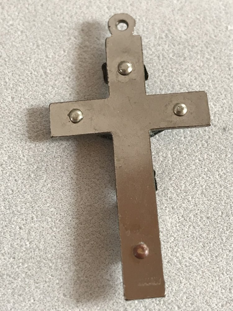 Kreuz Anhänger Amulett Vintage Jesuskreuz Gebetskreuz Sakral Glaubenskreuz 