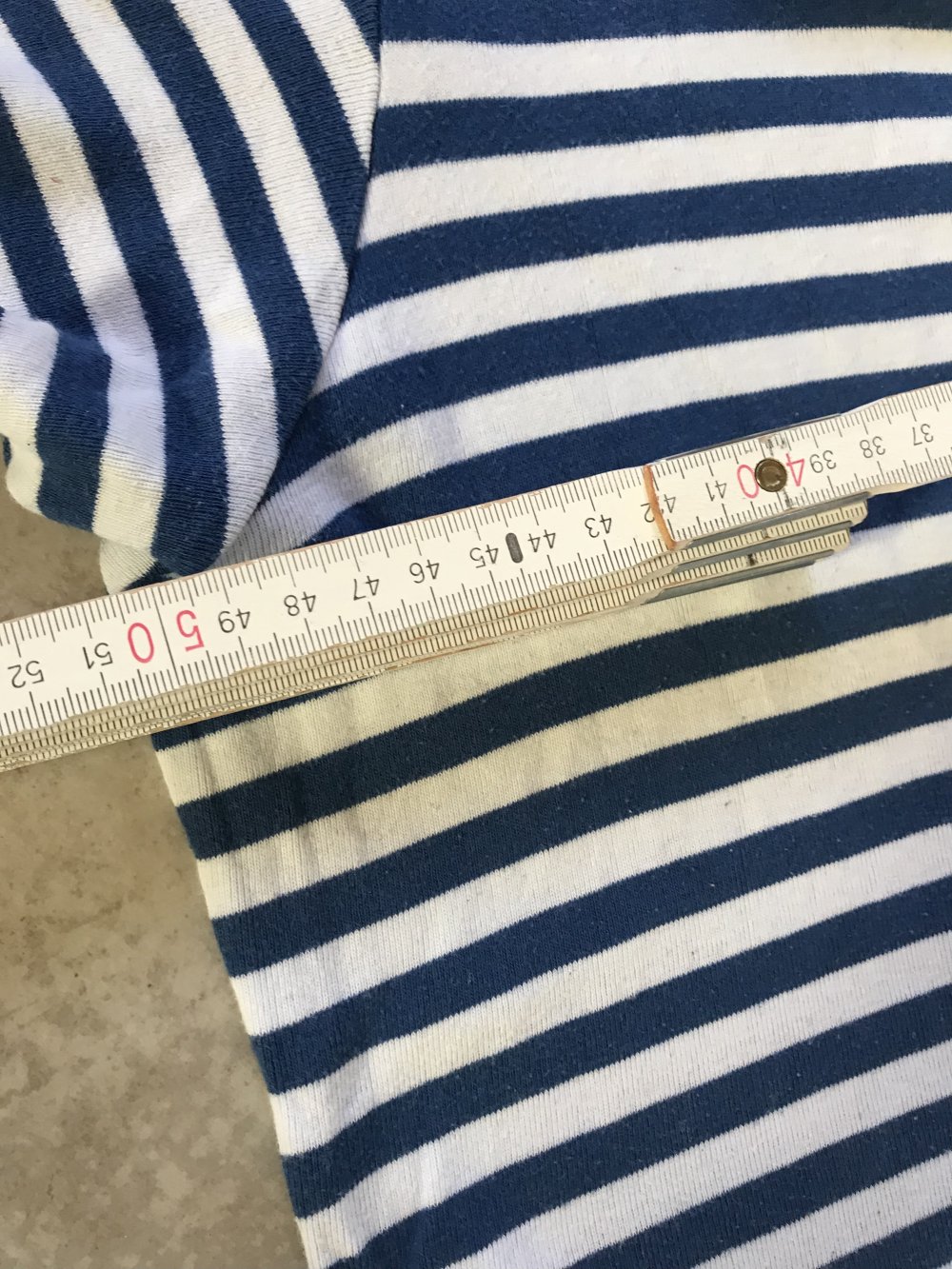 Kleid Sommerkleid Midilänge Design Manufaktur Shirtkleid Maritim 46/XL Blockstreifen y2k Baumwolle Munich Freedom Longsleve 