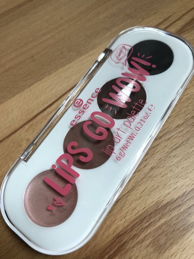 Lip Art Palette Essence OVP Lips Go Wow brown 