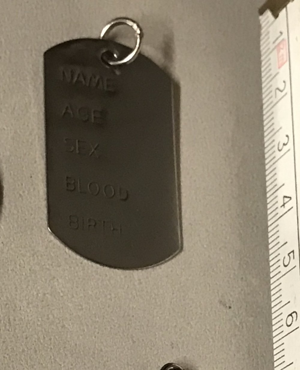 Marke Camouflage Erkennungsmarke Plakette Anhänger Modeschmuck silberfarben Unisex Plakette 