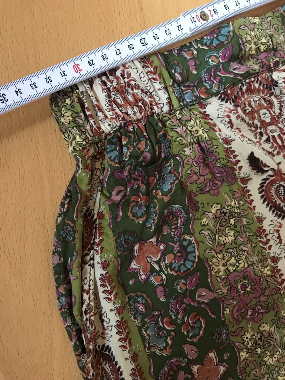 Hose Pant Palazzohose Culotte 36/38 Paisley Print Schlupfhose Yogi Boho Hippie Ibiza Look