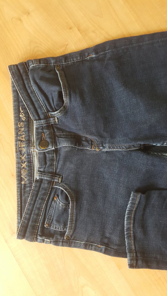 Jeans Slim fit, Röhrenhose, Fivepocket stretch,  bluejeans used Gr 38. Mexx 30/32