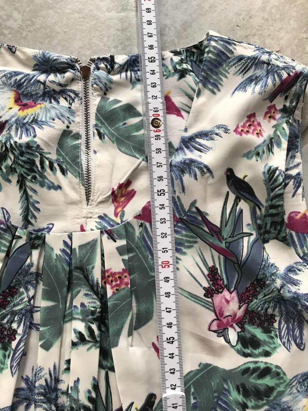 Bluse Top Shirt Ballonbluse Oberteil Jungleprint 38,40,42 Onesize Oversized Schnitt Figurschmeichler 