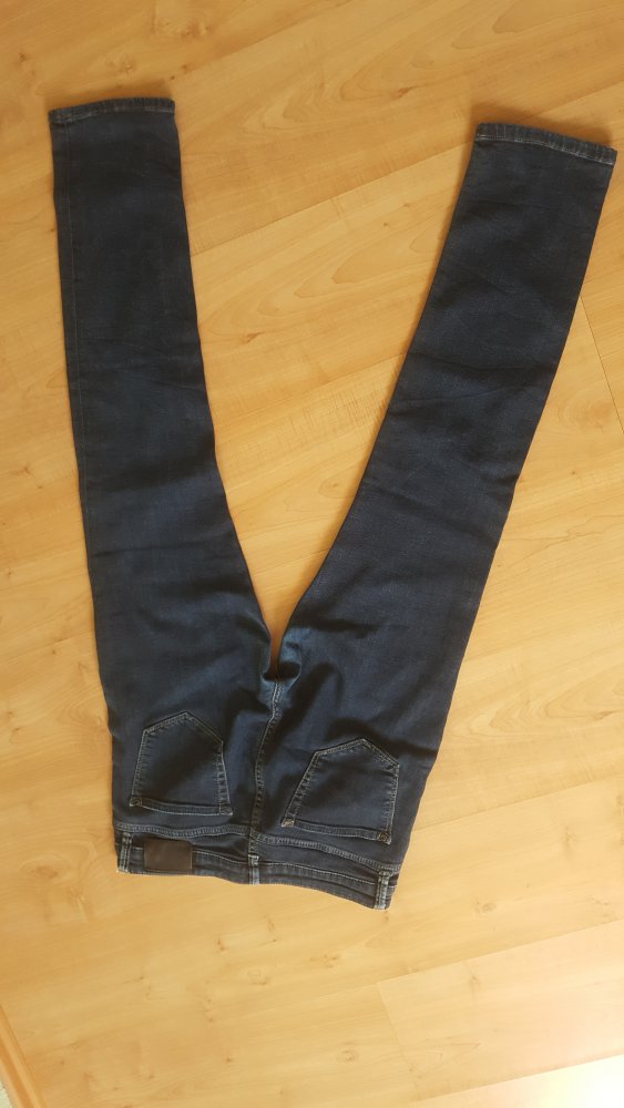 Jeans Slim fit, Röhrenhose, Fivepocket stretch,  bluejeans used Gr 38. Mexx 30/32
