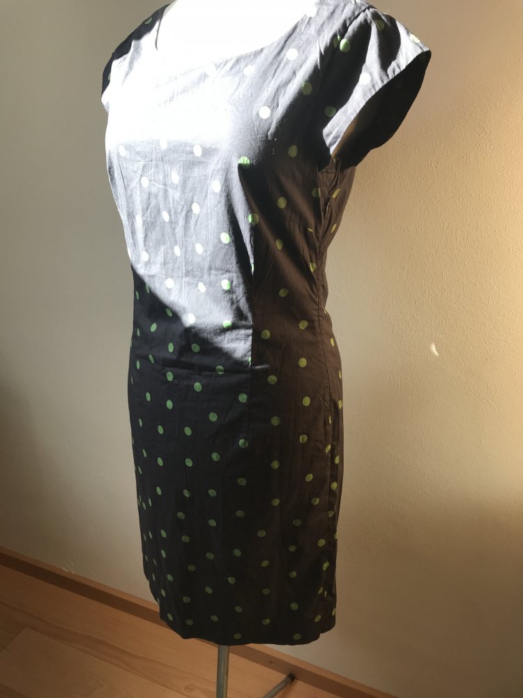 Kleid Collection Jackpot Sommer Buissiness Coctailkleid 38 Polkadots femme Anthrazit mento Retrodesign Academic Style 60ies