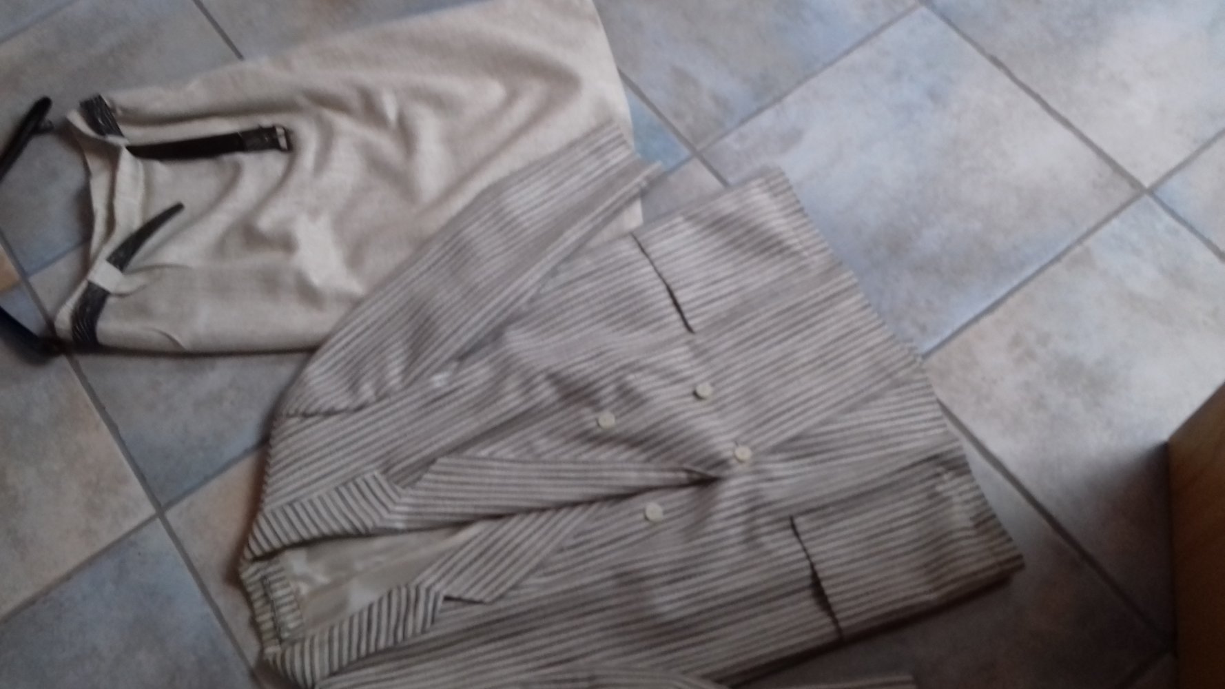 Rock,  Bleistiftrock, Midirock, Götz nudefarben 20 % Leinen 5% Seide, Knielang, Einschubtaschen 40-44, Klassiker, Buisiness Kostümrock, Kostüm Vintage Lover