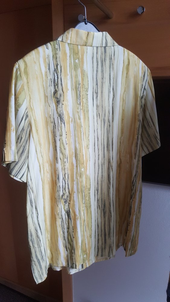 Bluse Hemdbluse Senfbraun Goldgelb 42 Kragenbluse Kent 