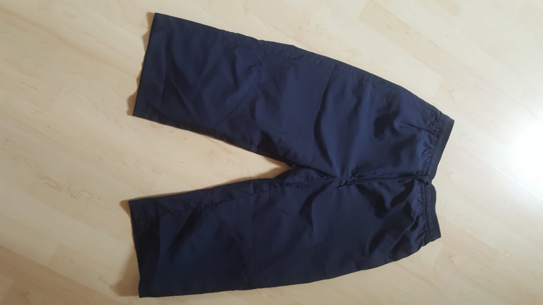 Culotte Caprihose Short Sport Fitness Outdoor  Unizised 7/8 Länge Gummibund  Unisex Darkblue